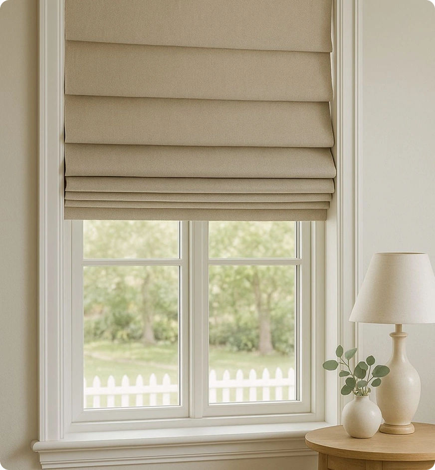 Roman blinds example 2